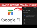 How To Activate Google Fi Sim Card On iPhone 2025
