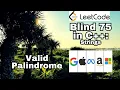 Leetcode Blind 75 C Valid Palindrome