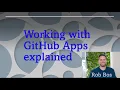Working with GitHub Apps instead of a PAT