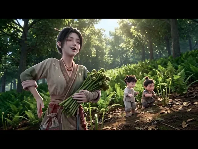 山野厨娘，挖尽山珍发大财