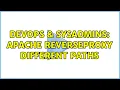 DevOps SysAdmins Apache ReverseProxy different paths