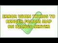 Error when trying to render Folium map on Django Server 2 Solutions