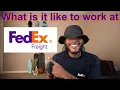 WHAT IS IT LIKE TO WORK AT FEDEX FREIGHT HANDLER SALARY HOURS DAILY DUTIES