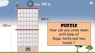 Building Rope PUZZLE Think Outside The Box 