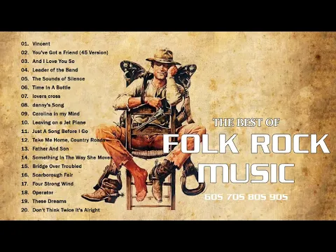 Best Folk Songs 70's 80's 90's Folk Rock - Folk Rock Collection 70's 80's 90's