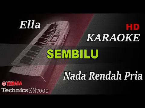 Download MP3 SEMBILU - ELLA ( NADA RENDAH PRIA ) || KARAOKE