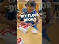 Teacher Cricut Project Floor decals to practice skip counting and my kindergarten class loves it