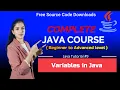 Variables in Java Concept of Variable HINDI