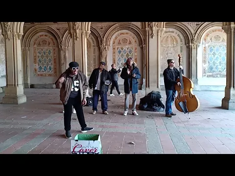 Download MP3 Mr. Postman cover by Buskers at Central Park