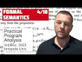 PPA Formal Semantics program analysis crash course