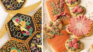 Amazing decorated cookies | 30 minutes of relaxing royal icing cookie decorating