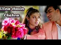 kitna haseen chehra !! Ajay devgan! raveena tendon!!!  DILWALE MOVIE