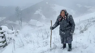 94 Year-Old Grandmother Living Alone at the Edge of the World Far From Civilization