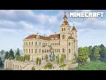 Minecraft How to build a Medieval Castle Tutorial Part 1