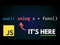 This New JavaScript USING Keyword Will Make Your Code 10x Cleaner
