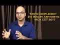 Two s Complement 2 s Binary Arithmetic MCA CET 2017