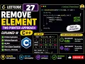 27 Remove Element Two Pointer Approach Explained in C LeetCode Solution