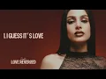 Lagu 1. BRUNETTE -  I GUESS IT'S LOVE (Official Audio)