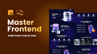 Complete Frontend Project for beginners Modern UI design tutorial 2025