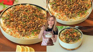 معكرونة باللبن على البارد 😋Cold pasta with yogurt