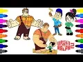 Wreck-It Ralph 2 Coloring Book Compilation Ralph Breaks the Internet Coloring Pages for Kids