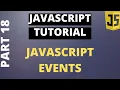 Javascript Tutorial Basics Part18 Javascript Events