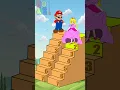 Peach vs Mario - Perfect Step Challenge _ Mario