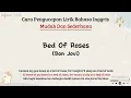 Download Lagu Bed Of Roses - Bon Jovi | Cara baca lirik lagu bahasa inggris mudah #easylyrics