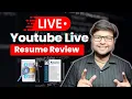 Saturday LIVE Lets see your resume Resume Review