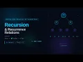 Recursion Recurrence Relations Part 1 Base Case Call Stack Depth and Forming T n DAA