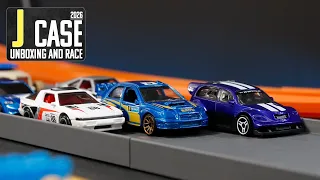 Hot Wheels J Case 2026 Unboxing Track Test