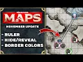 D D Beyond Maps Dev Update Ruler Hidden Tokens More