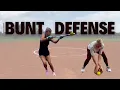 Bunt Defense In Softball