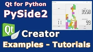 PySide2 Qt for Python Examples Tutorials Qt Creator