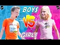 Download Lagu BOYS vs GIRLS! Twin Birthday Bash Challenge!