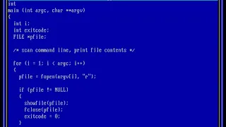 FreeDOS programming - ECHO and TYPE