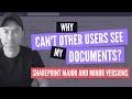SharePoint Major and Minor Versions - What you need to know