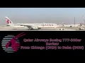 Qatar Airways Chicago To Doha ORD TO DOH Economy Class Review