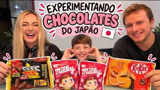 EXPERIMENTANDO CHOCOLATES DO JAPÃO