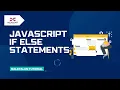JAVASCRIPT IF ELSE MALAYALAM TUTORIAL HEXCENT