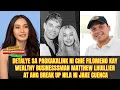 Detalye sa pagkakalink ni Chie Filomeno kay Matthew Lhuillier at ang break up nila ni Jake Cuenca