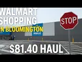 Walmart Shopping in Bloomington 81 Winter Grocery Haul in Illinois