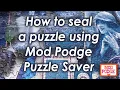 How to Seal a Puzzle Using Mod Podge Puzzle Saver