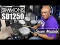 SIMMONS SD1250 How Does The Drum Module Sound Let s listen to the the sound library