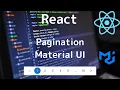 React Project Pagination Material UI