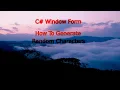 C How To Generate Random Characters