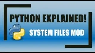Accessing and Modifying Computer System Files using Python