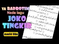 belajar sholawat maulid diba nadhom ya badrotim nada lagu Joko tingkir ngombe dawet viral