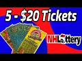 WE BOUGHT 5 - 20 SCRATCH TICKETS