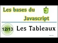 Les tableaux en JavaScript CLBJ12